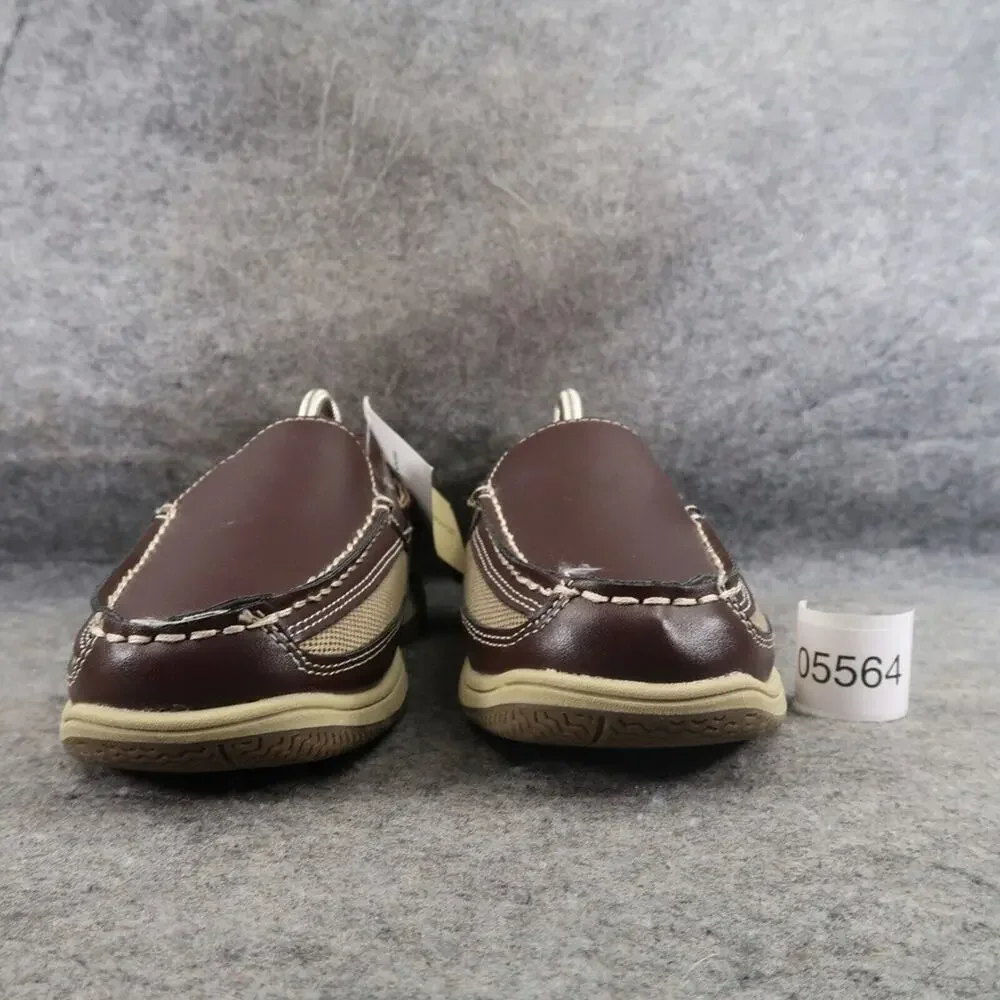 Deer Stag Boat Shoes Youth 6 Loafer Slip On Casual Classic Nautical Preppy Brown